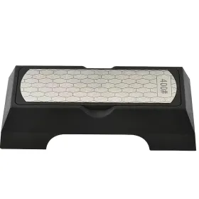 Diamond Double-sided Sharpening Stone 400#/1000# With Coarse And Fine Grit And Non-slip Base - Suitable For Kitchen Knives, Chisels, Axes, And Woodwor