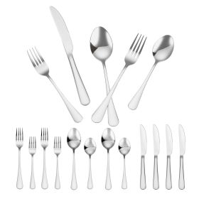 30-Piece Silverware Set, Food-Grade Stainless Steel Flatware Utensils, Mirror Finished Cutlery Set, Dishwasher Safe Eating Tableware for Kitchen Home