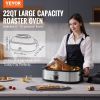 VEVOR Electric Roaster Oven, 22 QT Turkey Roaster Oven with Self-Basting Lid, 1450W Roaster Oven with Defrost & Warm Function, Adjustable Temp