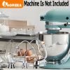 Stand Mixer Accessories 3-piece Set, Stainless Steel Whisk, Dough Hook And 5-Quart Whisk